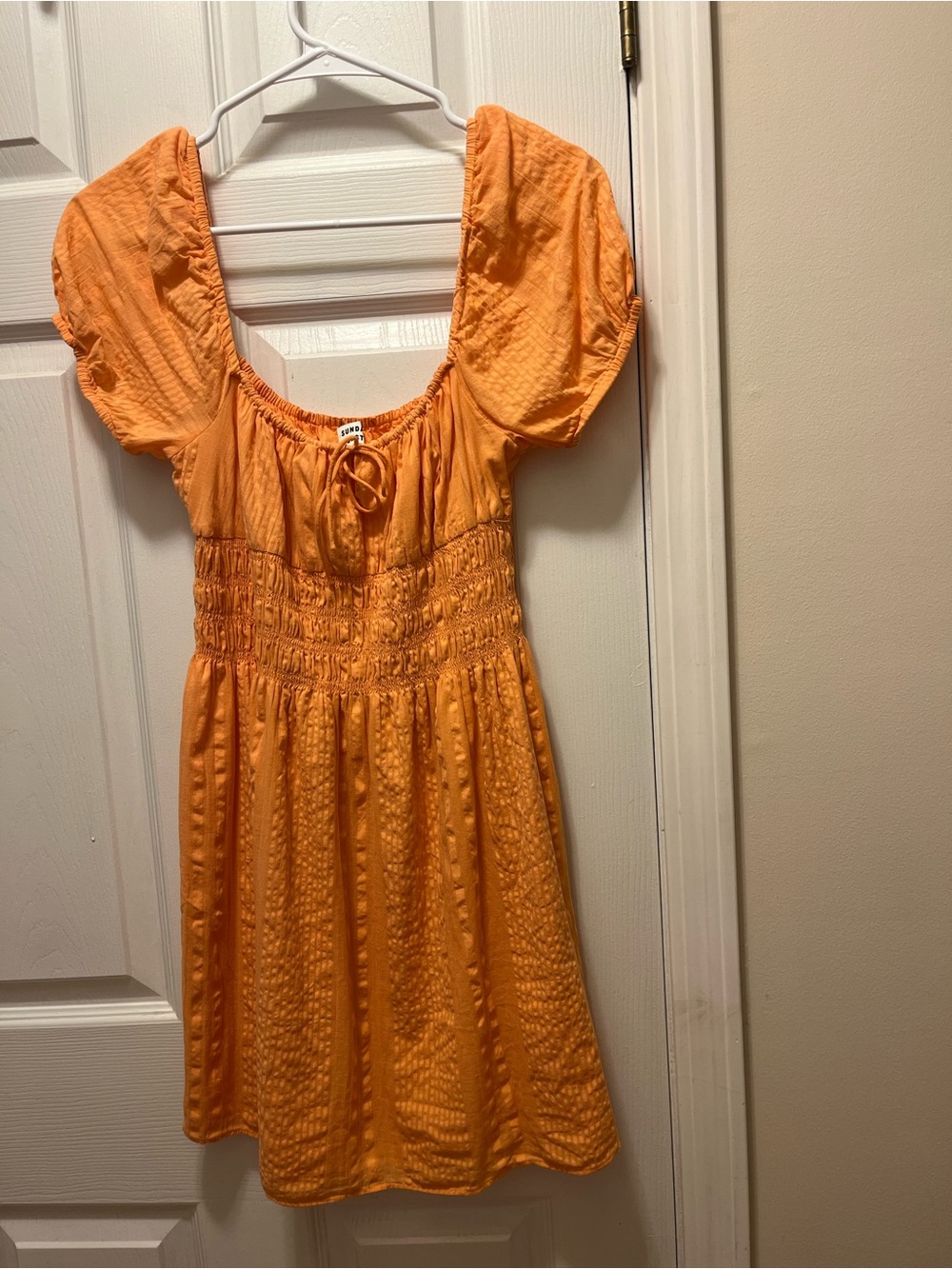 Sunday Best Coral Babydoll Dress size Small